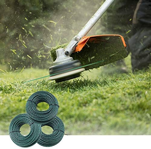 A Anleolife 1-Pound Heavy Duty Twisted .095-inch-by-393-ft Dual Core String Spiral Trimmer Line Donut,with Bonus Line Cutter