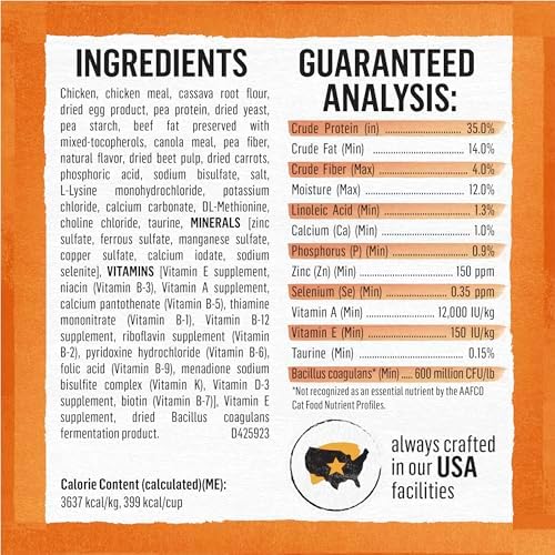 Purina Beyond Grain Free White Meat Chicken and Egg Recipe Natural Cat Food High Protein Cat Food Dry Formula - 5 lb. Bag