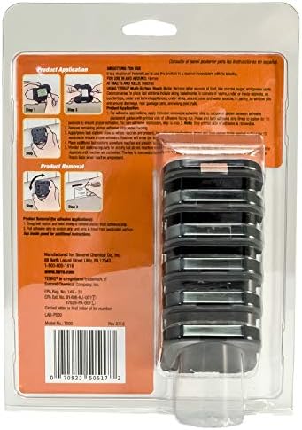 TERRO T500 Indoor Multi-Surface Roach Bait Stations - Indoor Cockroach Killer, 6 Bait Stations, Black