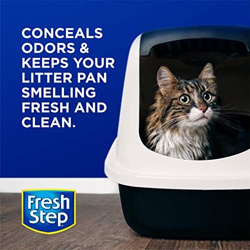 Fresh Step Cat Litter Crystals in Fresh Scent - Cat Litter Box Deodorizer - Combats Odors and Neutralizes Smells to Keep Your Home Clean, 15 Ounce - 3 Pack