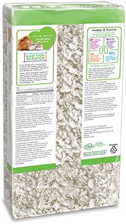 carefresh 99% Dust-Free White Natural Paper Small Pet Bedding with Odor Control, 10L, White