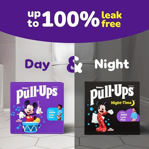 Pull-Ups Boys' Potty Training Pants, Size 5T-6T Training Underwear (46-60 lbs), 80 Count (2 Packs of 40)