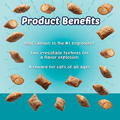 Blue Buffalo Bursts Crunchy Cat Treats, Seafood 2-oz Bag (6 Pack)