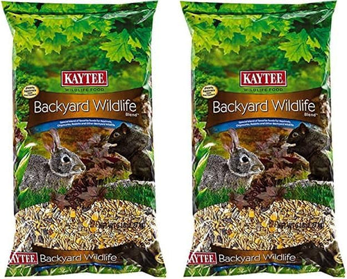 Kaytee Backyard Wildlife Food Blend for Wild Squirrels, Chipmunks, Rabbits and Other Backyard Wildlife, 5 Pound (Pack of 2)
