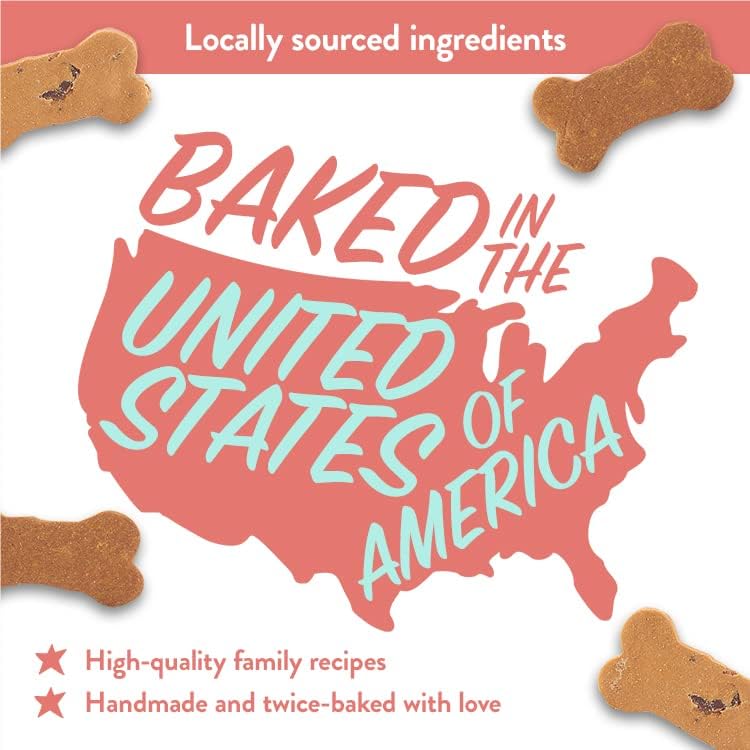 Portland Pet Food Company Natural Dog Treats Variety Pumpkin Gingerbread & Bacon Dog Biscuits - Grain-Free, Human-Grade Healthy Training & Snacks - Puppy, Small, Large Breed - Made in the USA - 3 Pack