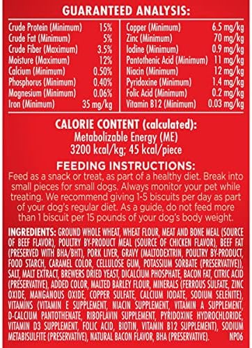 Milk-Bone Gravy Bones Dog Treats with 4 Savory Meat Flavors Coated in Gravy, 7 Pound