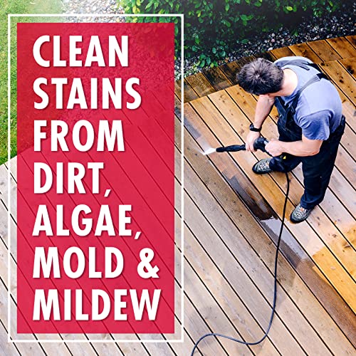30 SECONDS Outdoor Cleaner 2 Pack with Hose End Sprayer - Cleans Stains from Algae, Mold and Mildew on Vinyl Siding, Deck, Patio, Brick and More