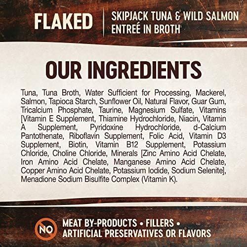 Wellness CORE Signature Selects Flaked Adult Wet Cat Food, Natural, Protein-Rich, Grain Free, 2.8 Ounce, 12 Pack (Skipjack Tuna & Wild Salmon)