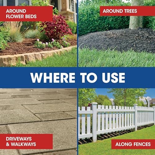 Roundup Weed & Grass Killer₄ Refill, Use in and Around Flower Beds, Trees, Driveways, Walkways & More, 1.25 gal.