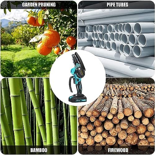 Saker Mini Chainsaw,Portable Electric Chainsaws Cordless,Handheld Chain Saw Pruning Shears Chain Saws for Tree Branches,Courtyard,Household and Garden,Gift for Men Dad Husband Women