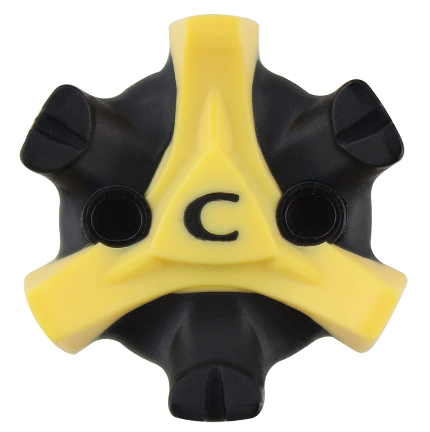 Champ Scorpion Stinger Thread 20 Count Golf Spikes, Small,Black/Yellow