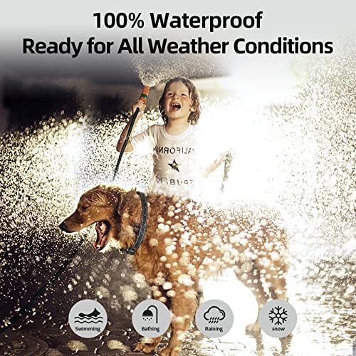 Dog Bark Collar for Large Medium Small Dogs, Rechargeable Smart Bark Collar, Anti Barking Training Collar with 5 Adjustable Sensitivity Beep Vibration (Black)