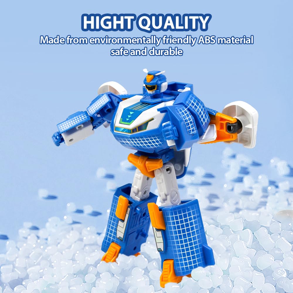 Super Wings World Aircraft Playsets | Season 6 New Air Moving Base | Airplane Toys Mini Plane Transformable Toys | Transform Aircraft to Robot | Preschool Toy Plane Set for 3 4 5 Year Old Boys Girls