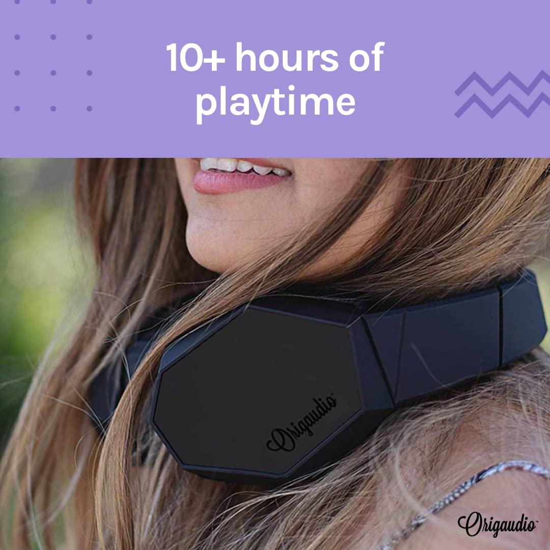 Origaudio Wrapsody Wireless Noise-Cancelling Headphones - Over 10 Hours of Play Time and 85% Noise-Canceling Effect - 33-Foot Wireless Range