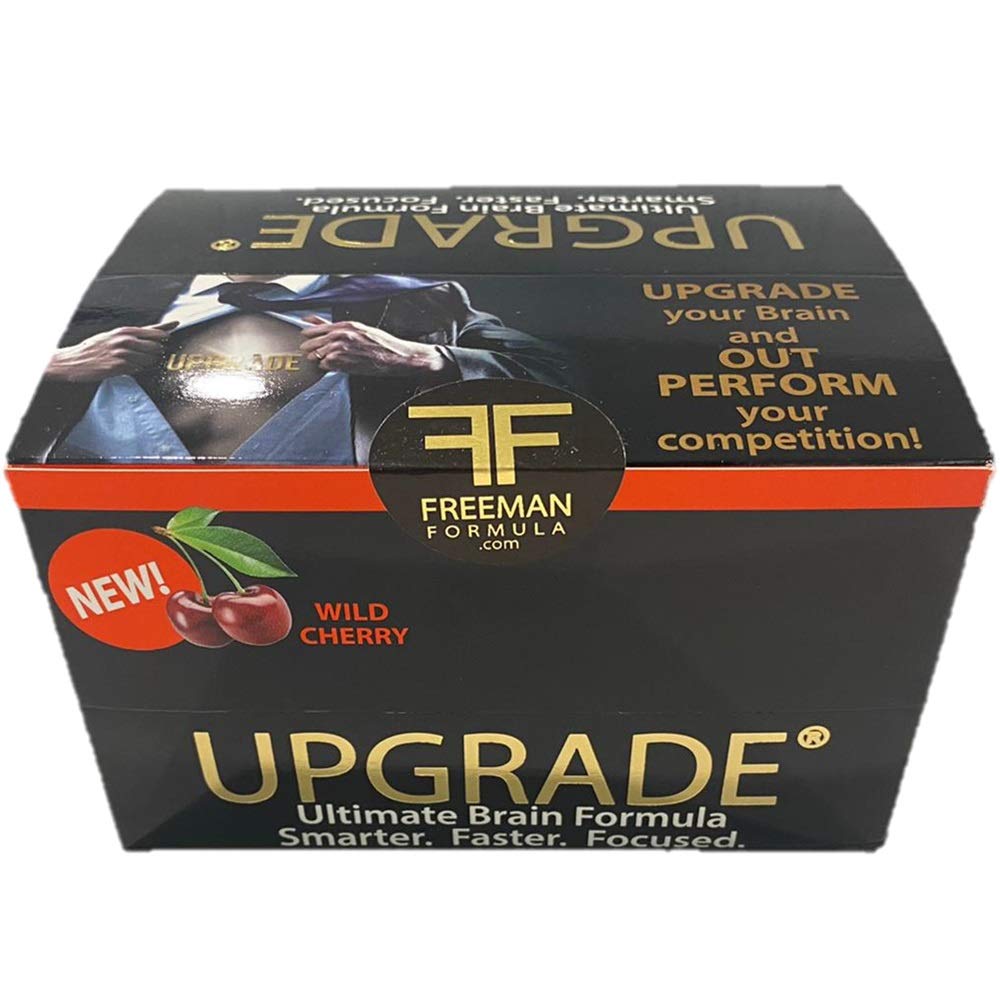 Upgrade Brain Supplement - Enhances Memory, Concentration, Focus & Clarity - Proprietary Blend of AAKG with Beta Alanine, Alpha GPC, Green Tea & Ginkgo Biloba-2 Fl oz (12 Pack)