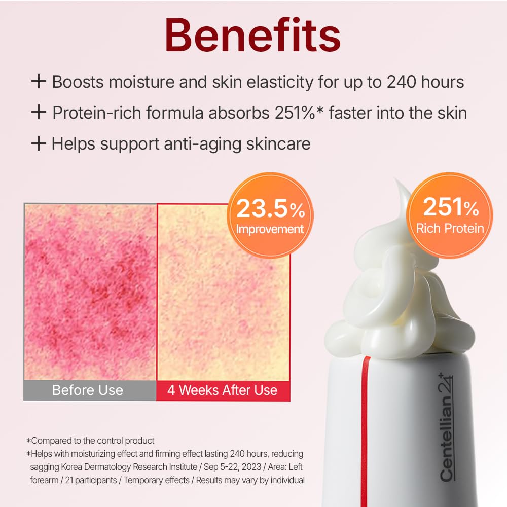 CENTELLIAN 24 Madeca Cream Time Reverse (Season 7) (1.69fl oz) - Advanced Fast-Absorbing & Nourishing, Hydrates, Firms & Reduces Wrinkles, Low Irritation, Korean Skin Care Centella Asiatica, Collagen