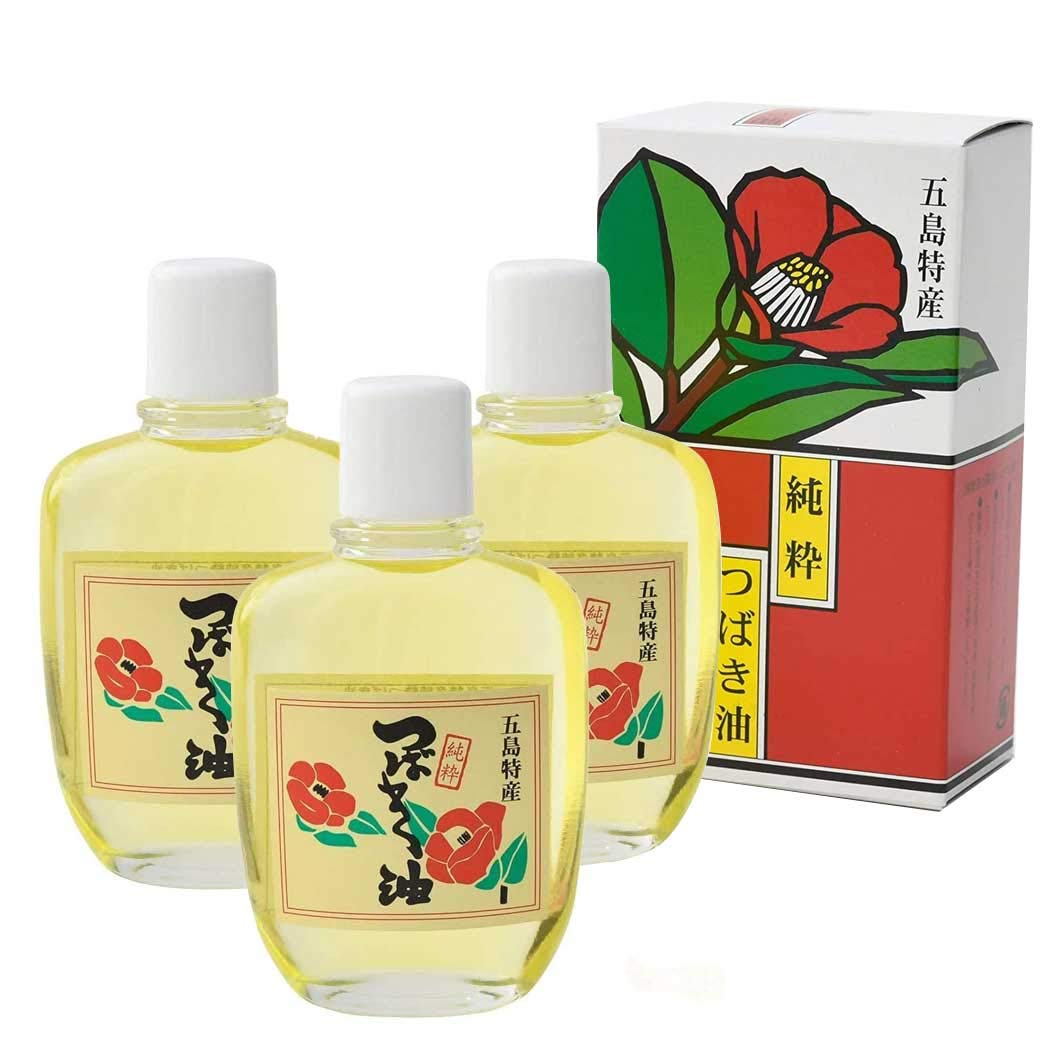【正規純正品】五島特産純粋つばき油 100cc 3個セット 新上五島町振興公社