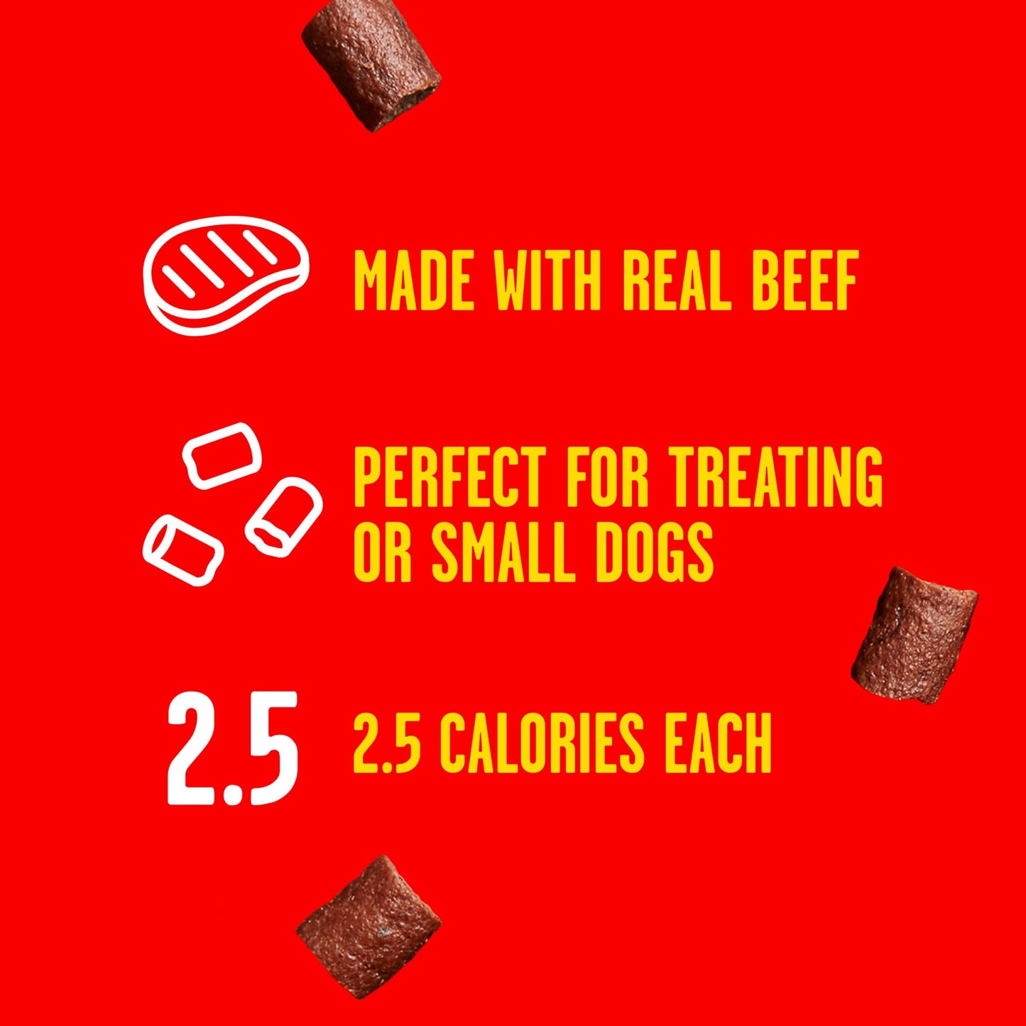 Pup-Peroni Training Dog Treats, Original Beef Flavor, 5.6 Ounce (Pack of 8), Made with Real Beef, Bite Size Rewards