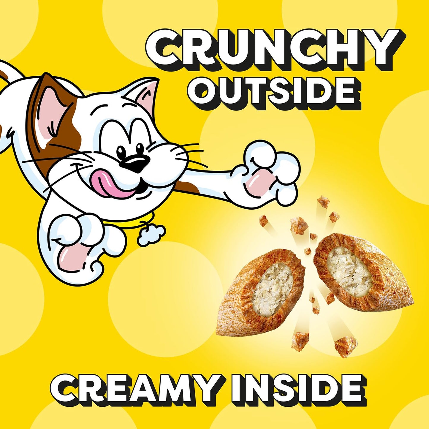 Temptations Classic Crunchy and Soft Cat Treats Seafood Lovers Variety Pack, 3 oz. Pouches (Pack of 6)