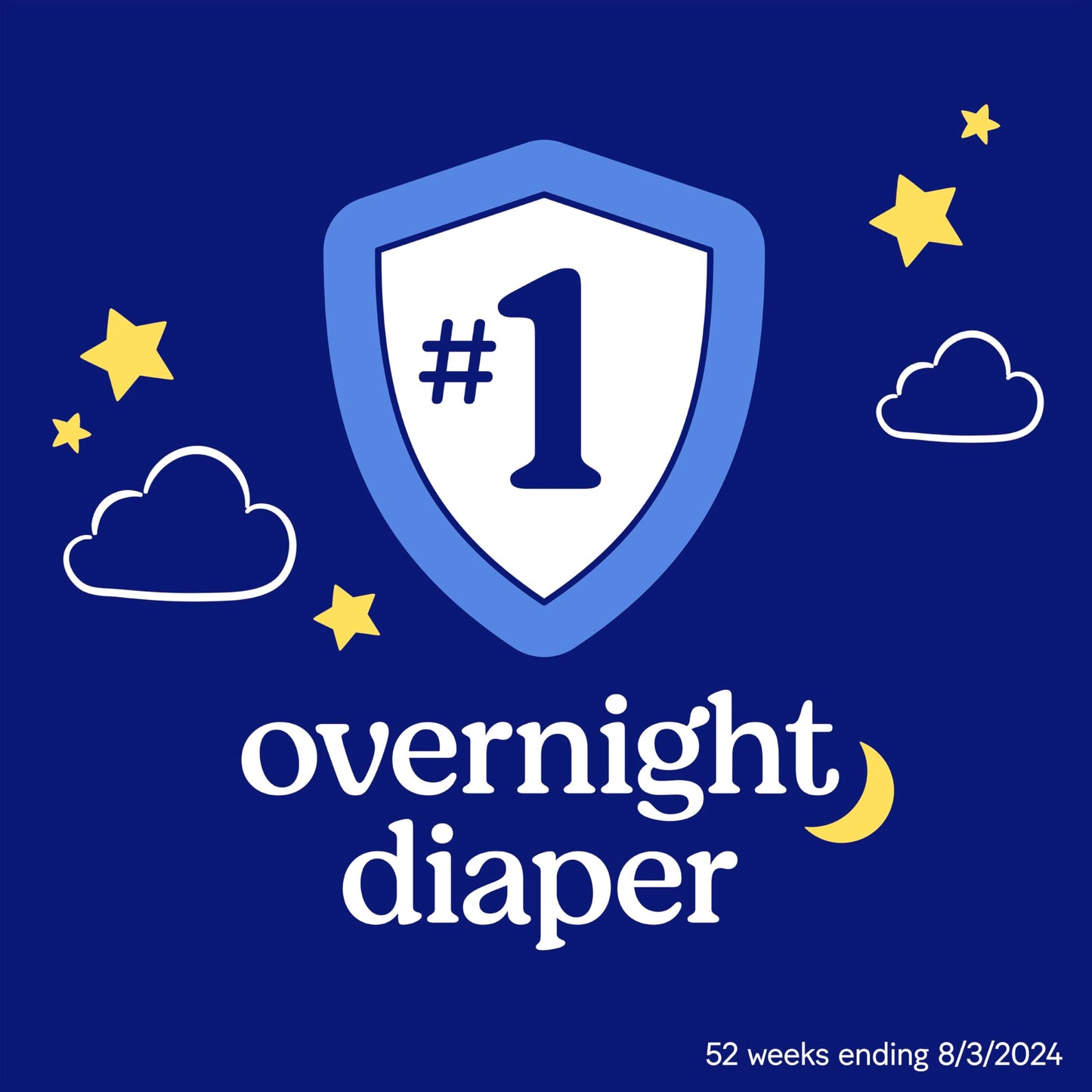 Huggies Overnites Size 5 Overnight Diapers (27+ lbs), 50 Ct, Packaging May Vary