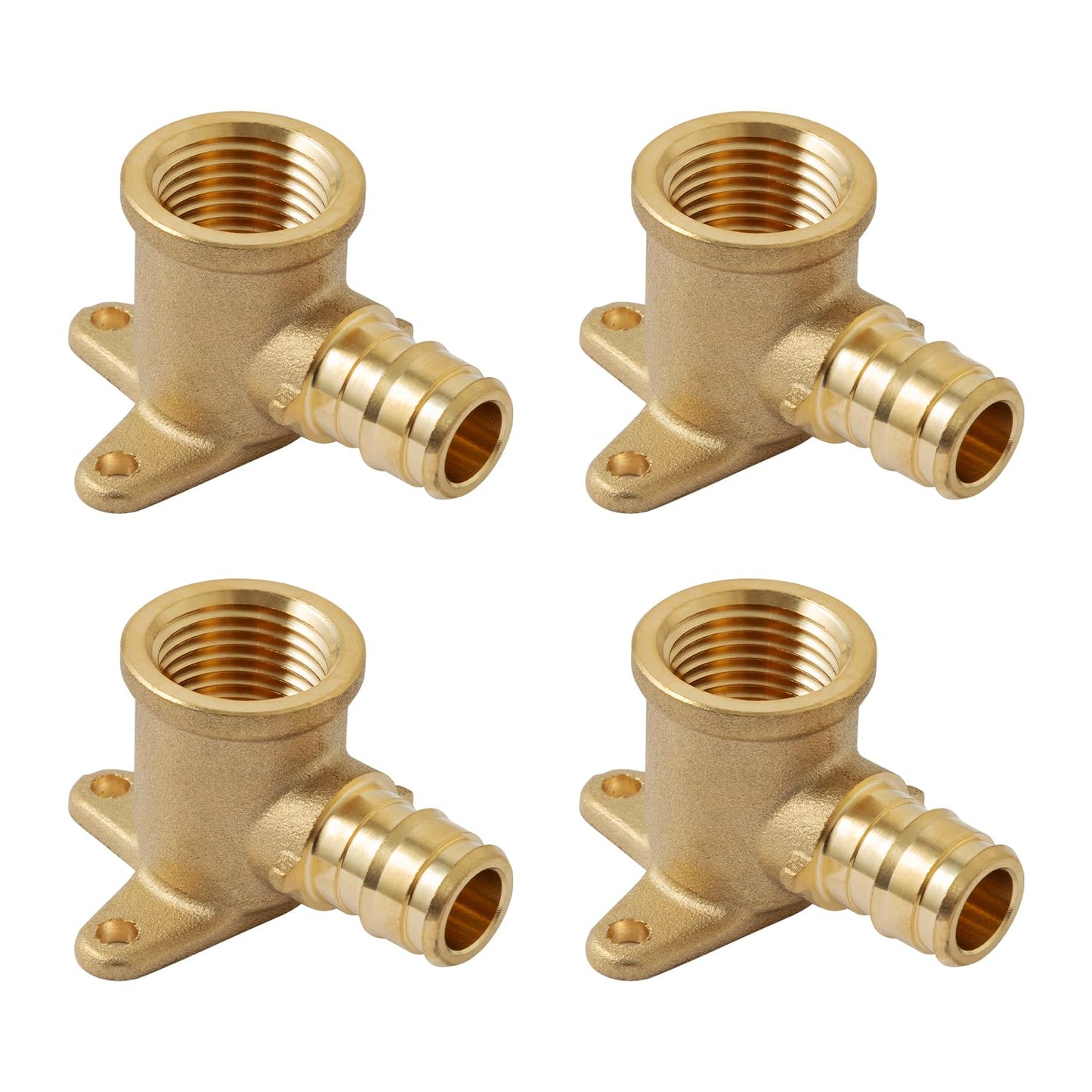 SUNGATOR 4 Pack PEX A Expansion 1/2" x 1/2" Female NPT Drop Ear Elbow, ASTM F1960 ONLY For Pex-A Tubing