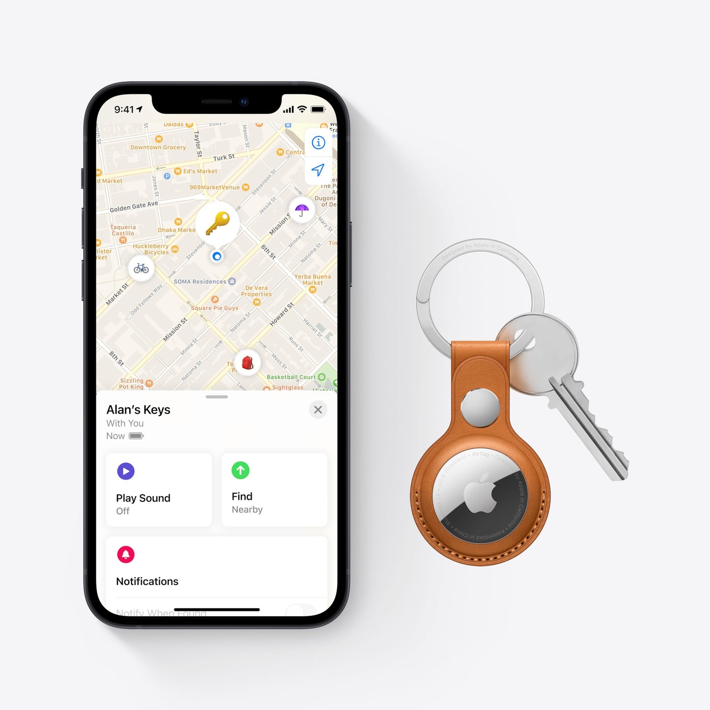 Apple AirTag. Keep Track of and find Your Keys, Wallet, Luggage, Backpack, and More. Simple one-tap Set up with iPhone or iPad