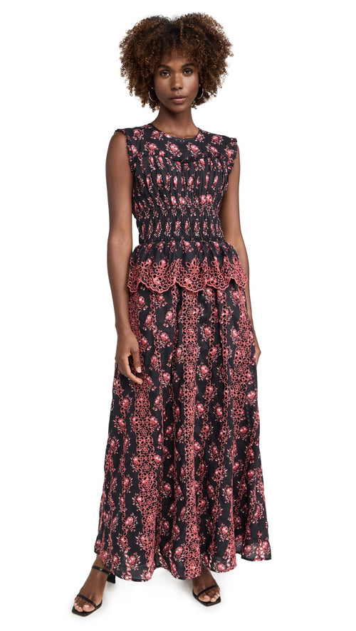 Banjanan Women's Claudia Dress, Dusk, Pink, Floral, S