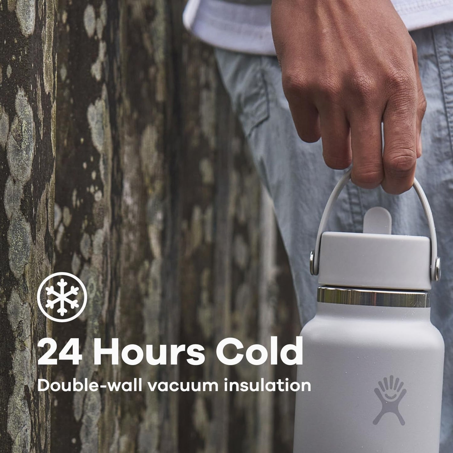 Hydro Flask 40 Oz Wide Flex Straw Cap Bottle - Insulated Stainless Steel - Wide Straw Lid, Non Spill, Leakproof in Reef