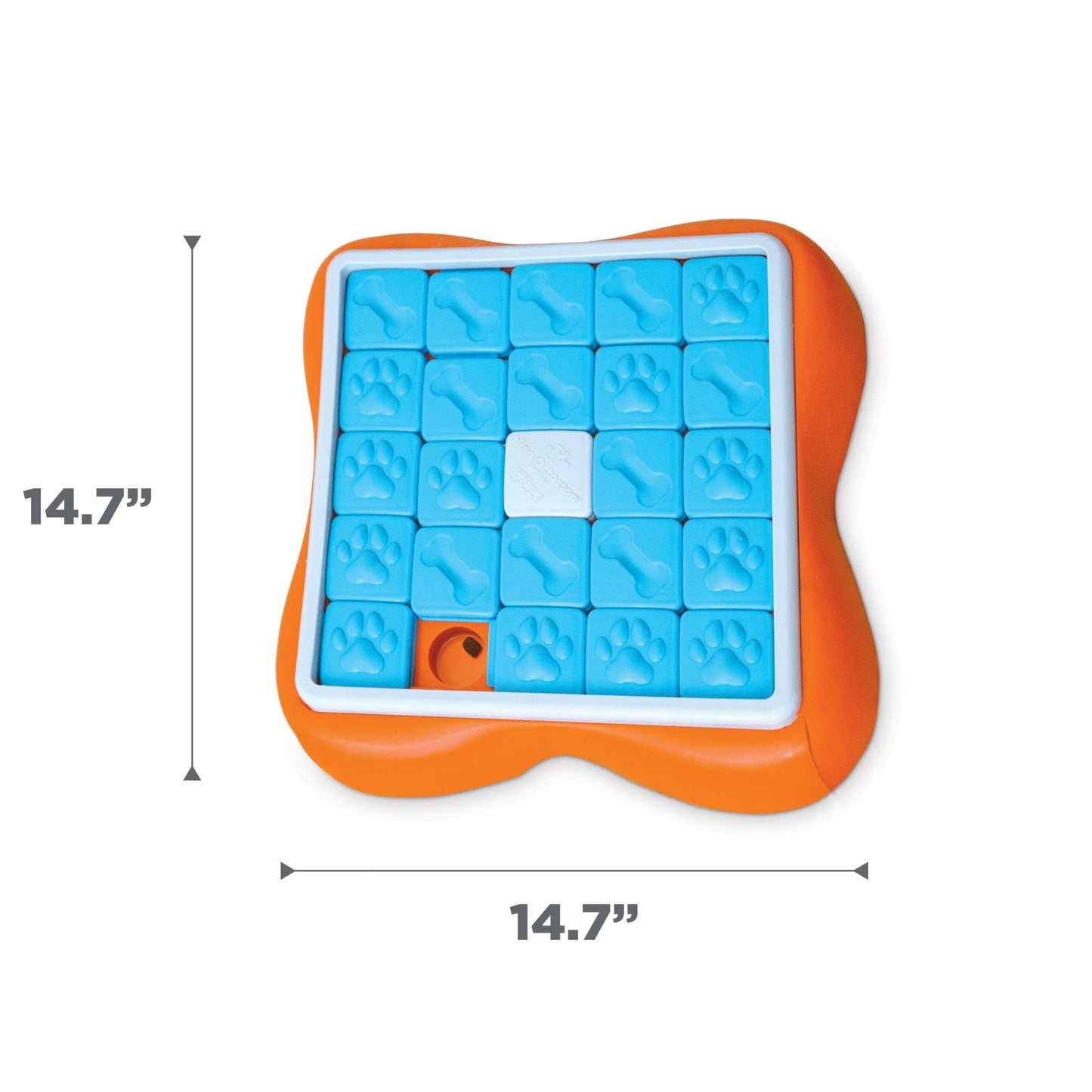 Outward Hound by Nina Ottosson Challenge Slider Treat Puzzle Enrichment Toy, Level 3 Advanced, Multicolored