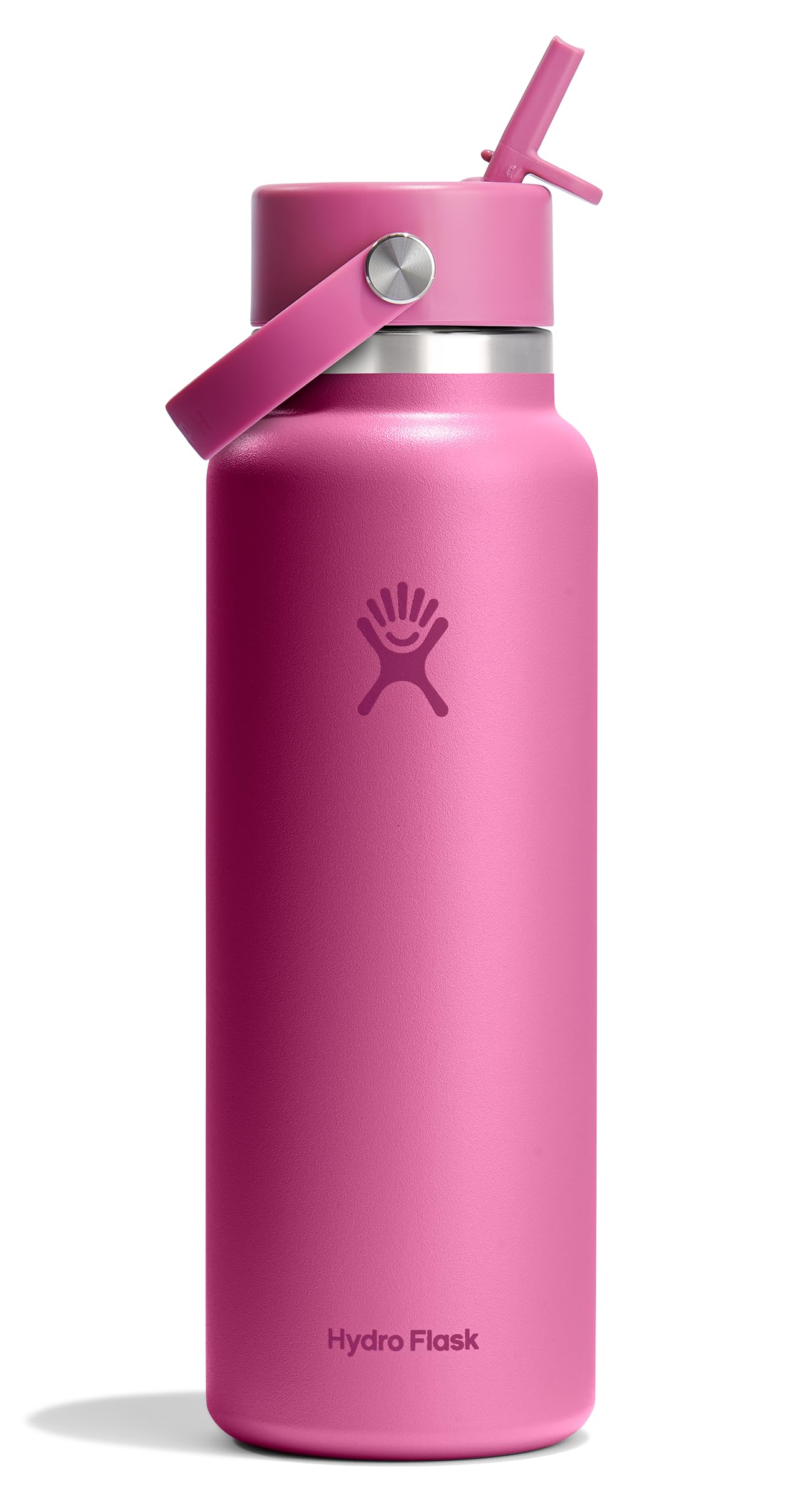 Hydro Flask 40 Oz Wide Flex Straw Cap Bottle - Insulated Stainless Steel - Wide Straw Lid, Non Spill, Leakproof in Reef