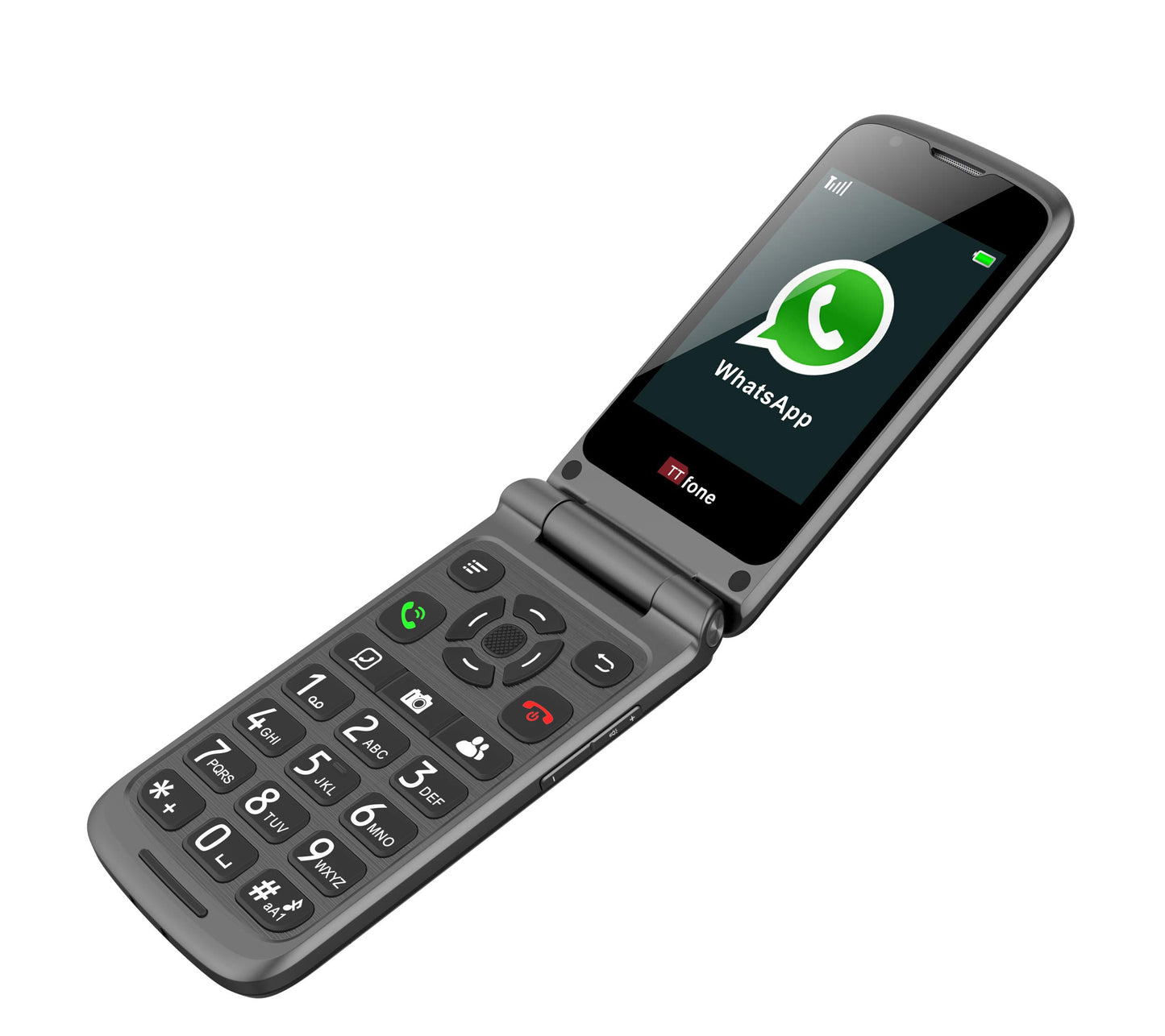 TTfone Titan TT950 Whatsapp Touchscreen Senior Big Button Flip Mobile Phone EE Pay As You Go