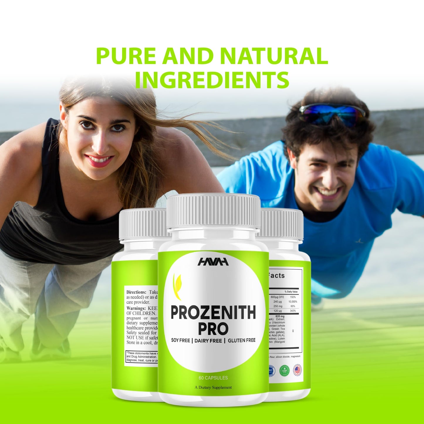 Prozenith Pro Pills Prozenith Capsules, Prozenith Maximum Strength Overall Health & Wellness Pink Salt Support Supplement Men Women, Prozeniths Premium Dietary Health Support Formula(60 Capsules)
