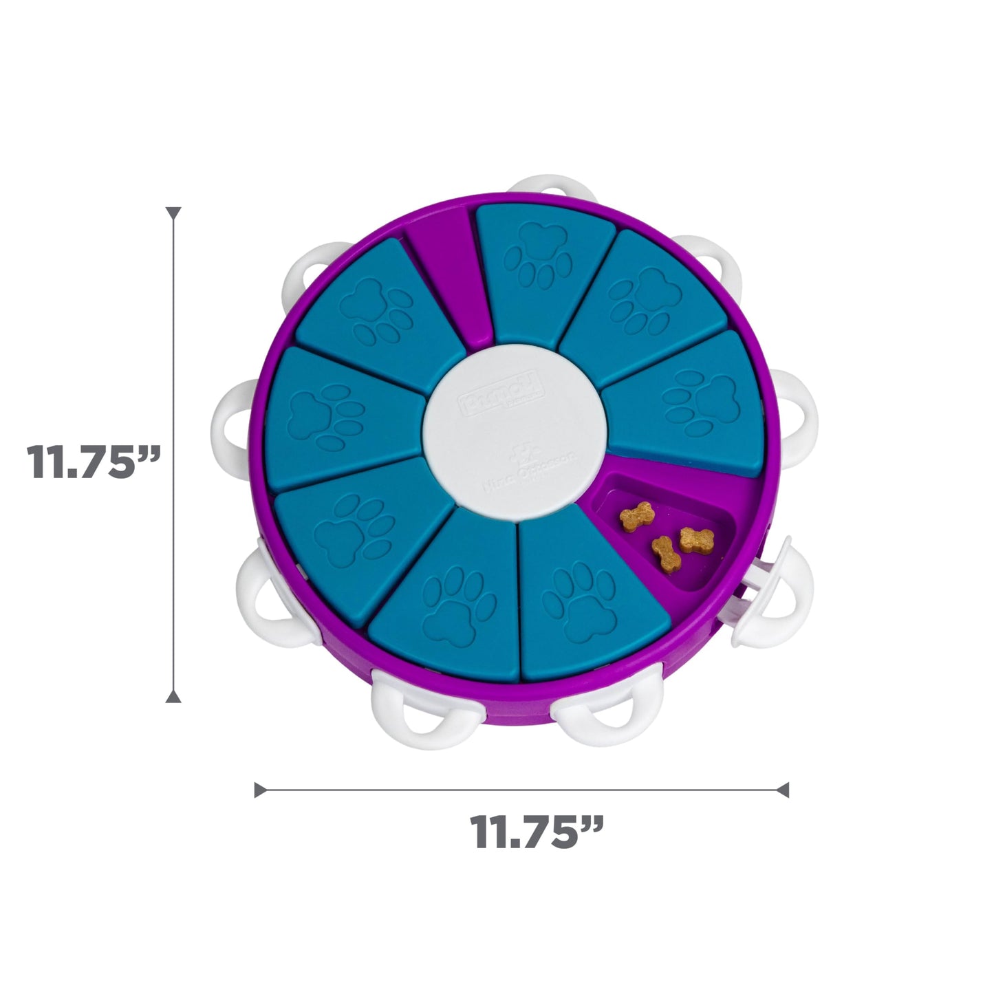 Outward Hound by Nina Ottosson Dog Twister Treat Puzzle Enrichment Toy, Level 3 Advanced, Purple