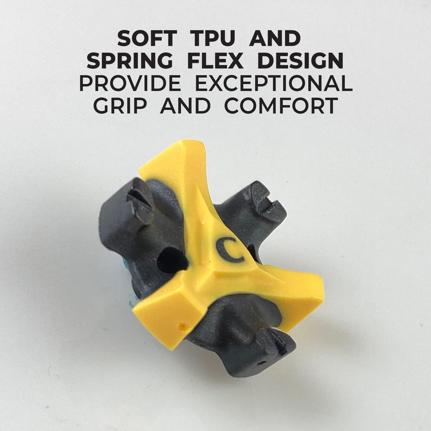 Champ Scorpion Stinger Thread 20 Count Golf Spikes, Small,Black/Yellow