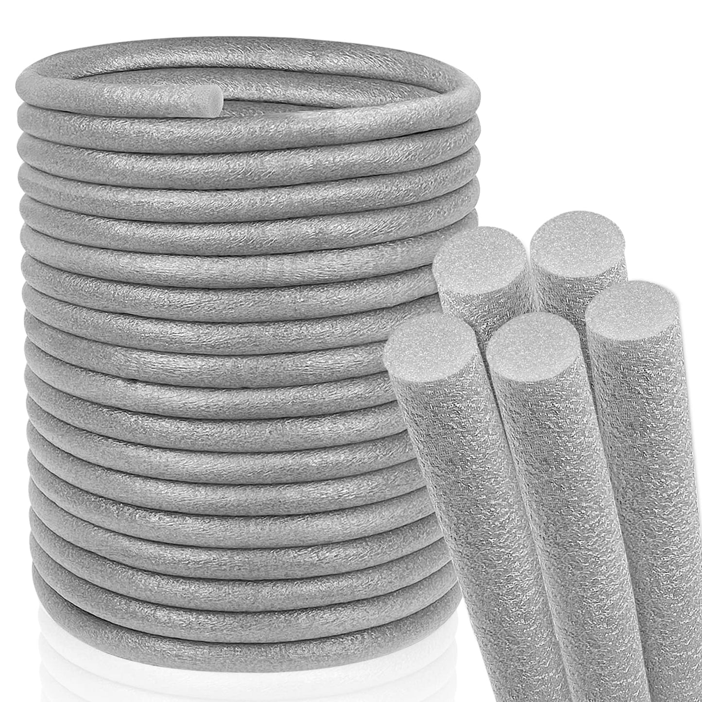 Storystore Backer Rod Foam Caulk Saver for Gap and Joint Concrete Filling Gray (1/2" Diameter x 49' Length)