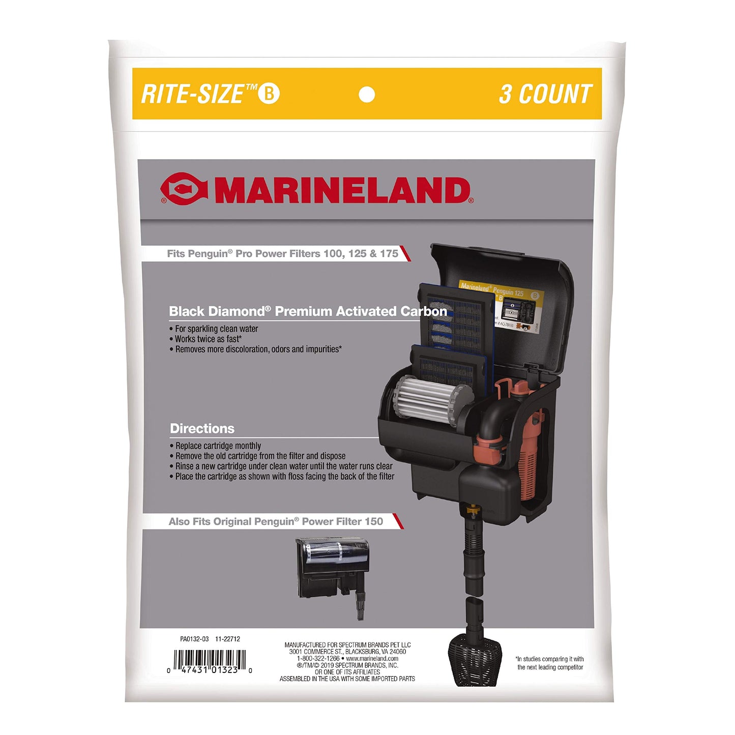 MarineLand Penguin Rite-Size Cartridge, Size B (PA0132-03)