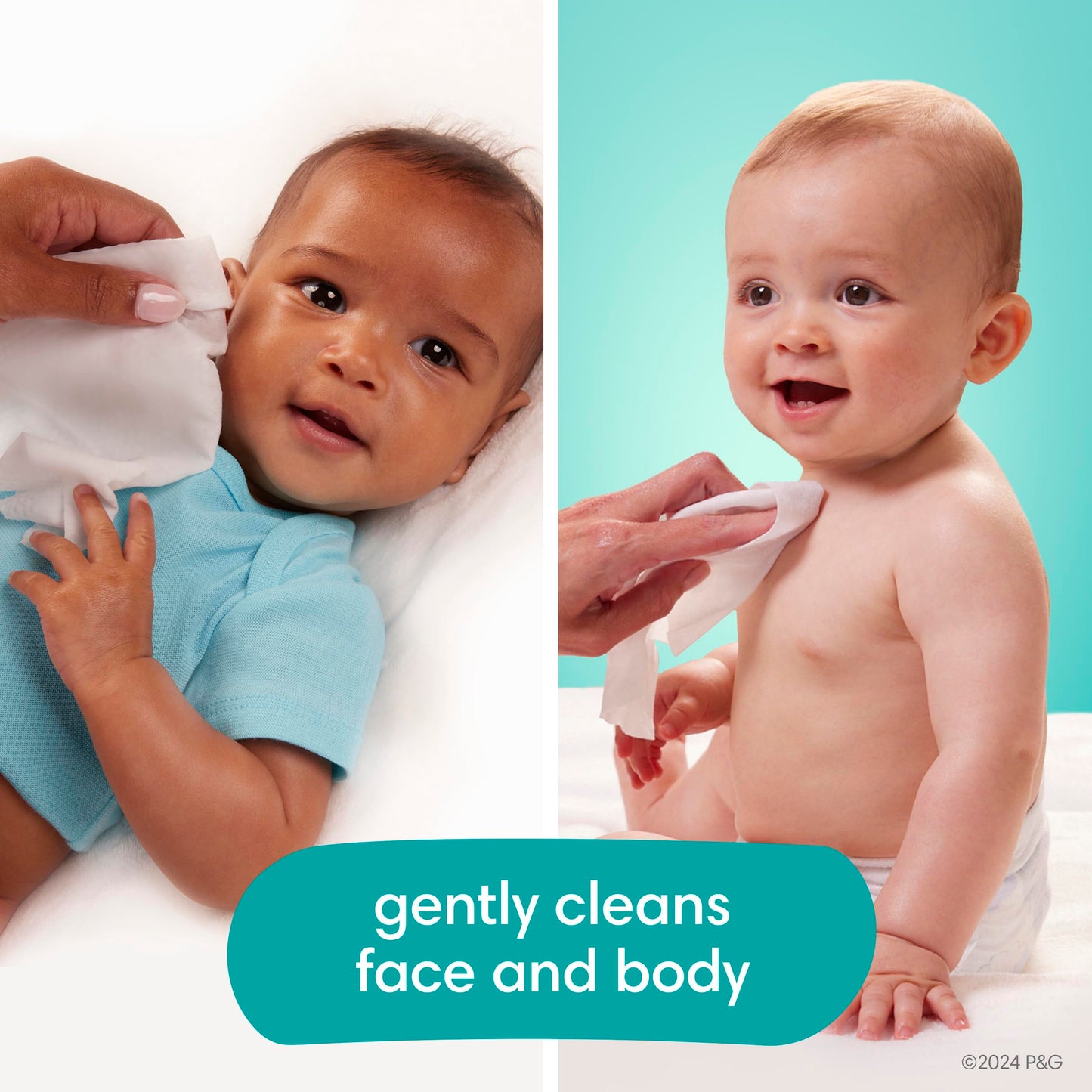 Pampers Baby Wipes Aqua Pure, 99% Water Based Wipes, Hypoallergenic and Unscented Infant Wipe, 448 Total (8 Flip-Top Packs)
