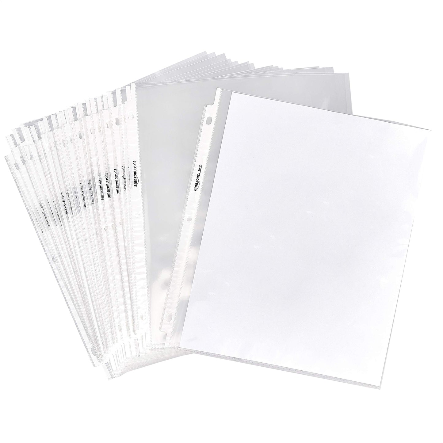 Amazon Basics Sheet Protector, 2000 Count (Pack of 1) , Clear
