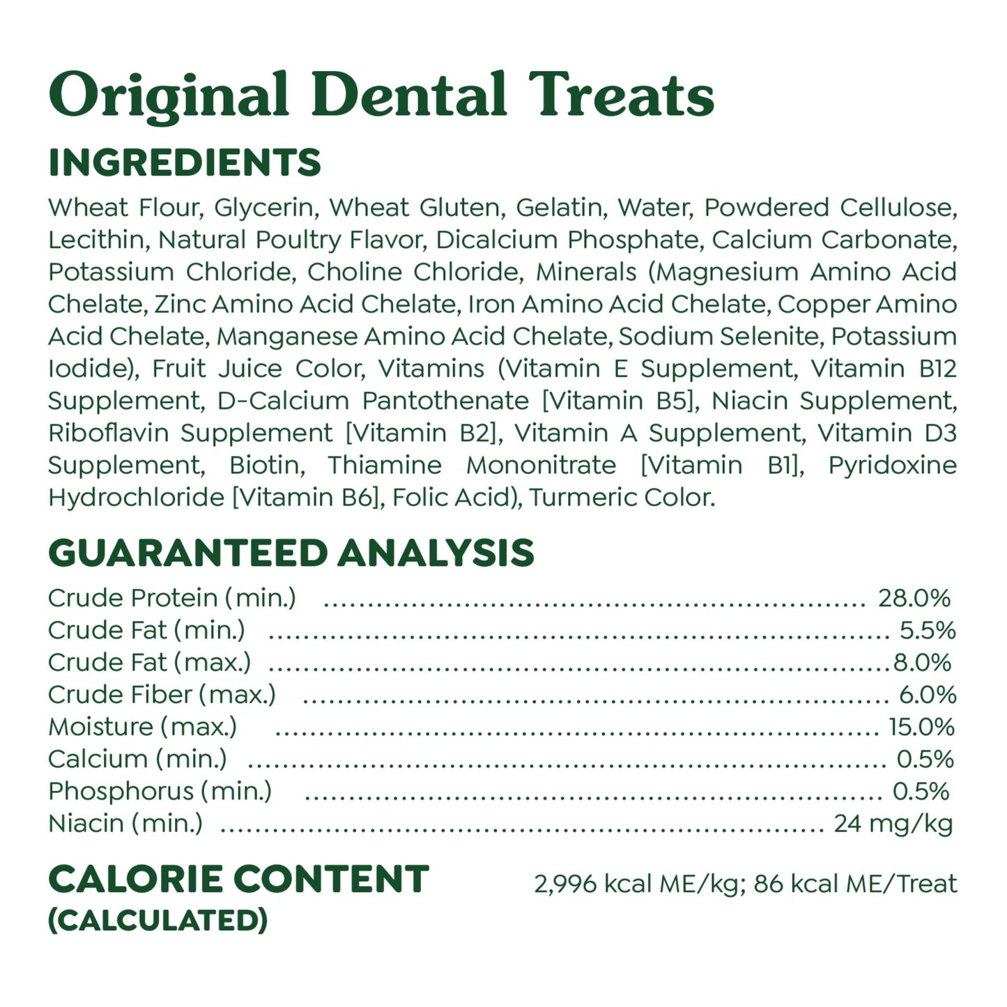 Greenies Original Regular Dental Dog Treats, (4) 18 ct Packs (72 Treats Total)