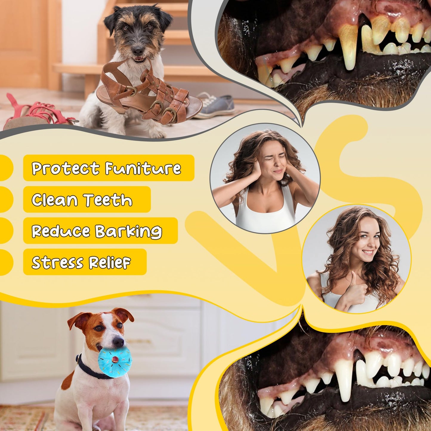 Zeaxuie 23 Pack Luxury Puppy Toys for Teething Small Dogs, Puppy Chew Toys with Rubber, Rope and Squeaky Toys