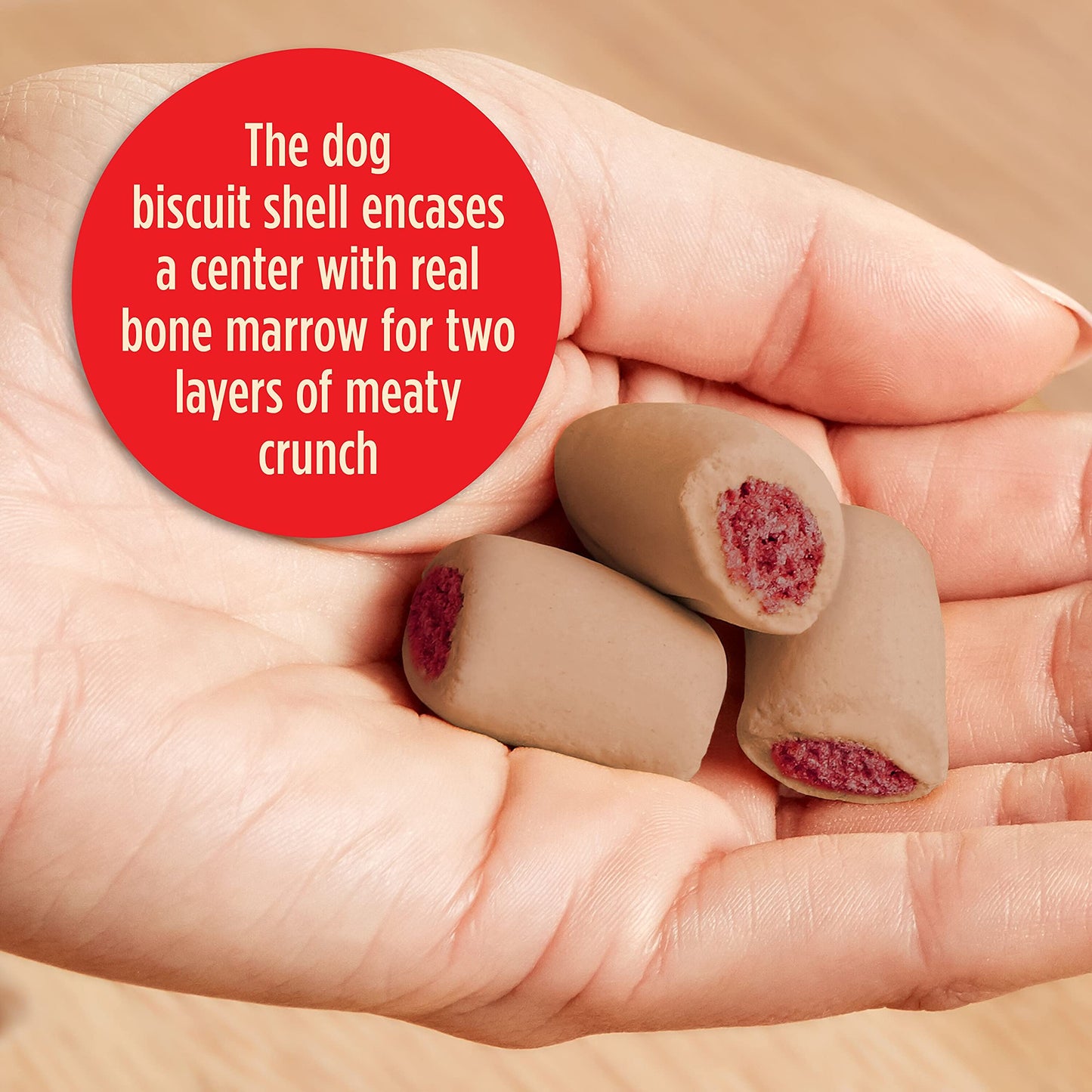 Milk-Bone MaroSnacks Bacon Flavor Small Dog Treats With Bone Marrow, 40 Ounces (Pack of 2) (Packaging Design May Vary)