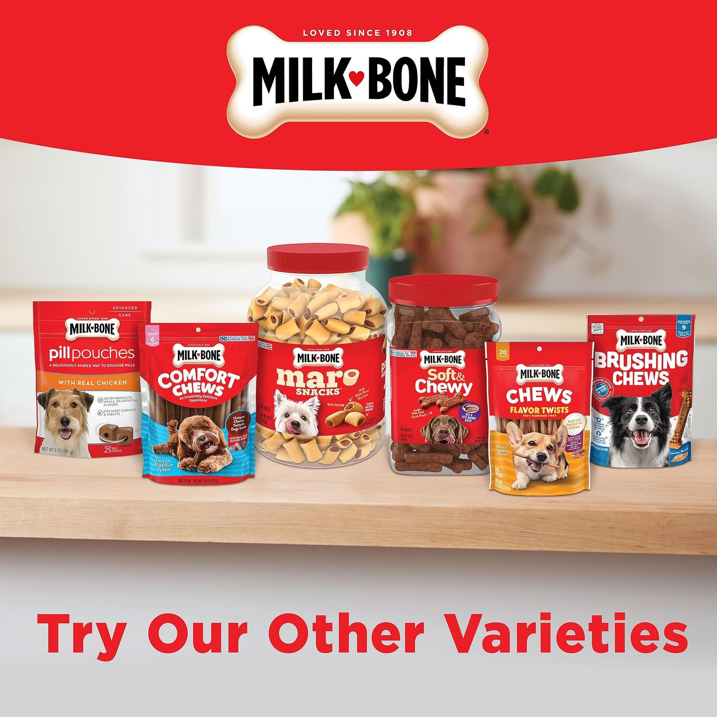 Milk-Bone Flavor Snacks Small Dog Treats, 60 Ounce (Pack of 3)