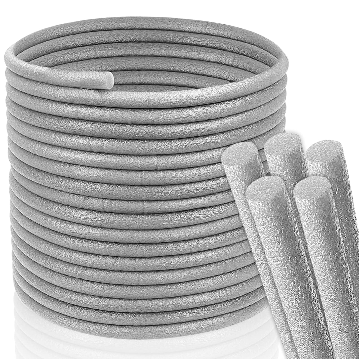 Storystore Backer Rod Foam Caulk Saver for Gap and Joint Concrete Filling Gray (3/8" Diameter x 49' Length)