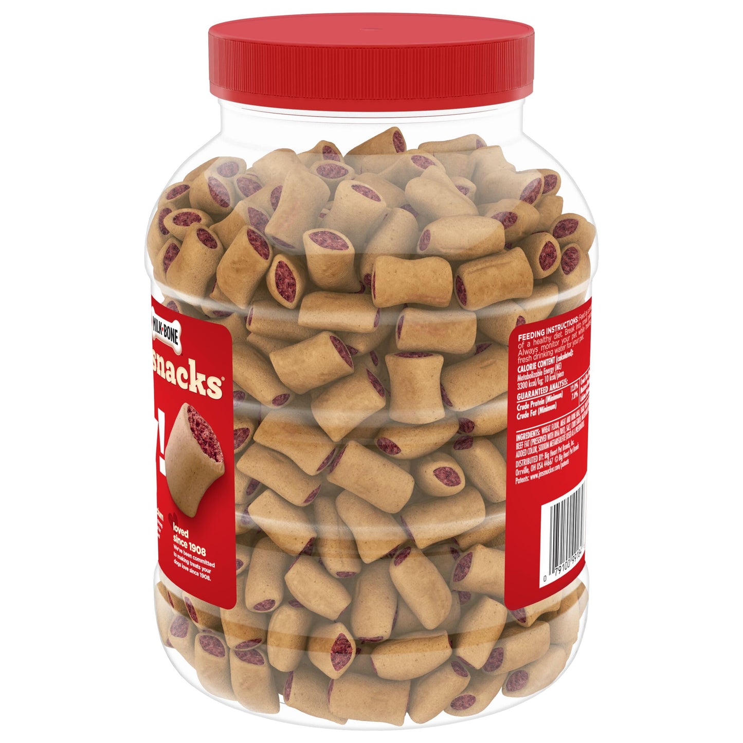 Milk-Bone MaroSnacks Bacon Flavor Small Dog Treats With Bone Marrow, 40 Ounces (Pack of 2) (Packaging Design May Vary)