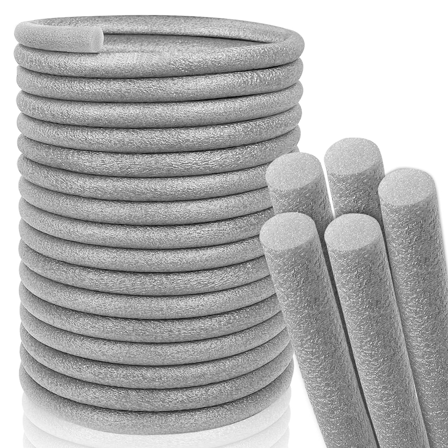 Storystore Backer Rod Foam Caulk Saver for Gap and Joint Concrete Filling Gray (5/8" Diameter x 49' Length)