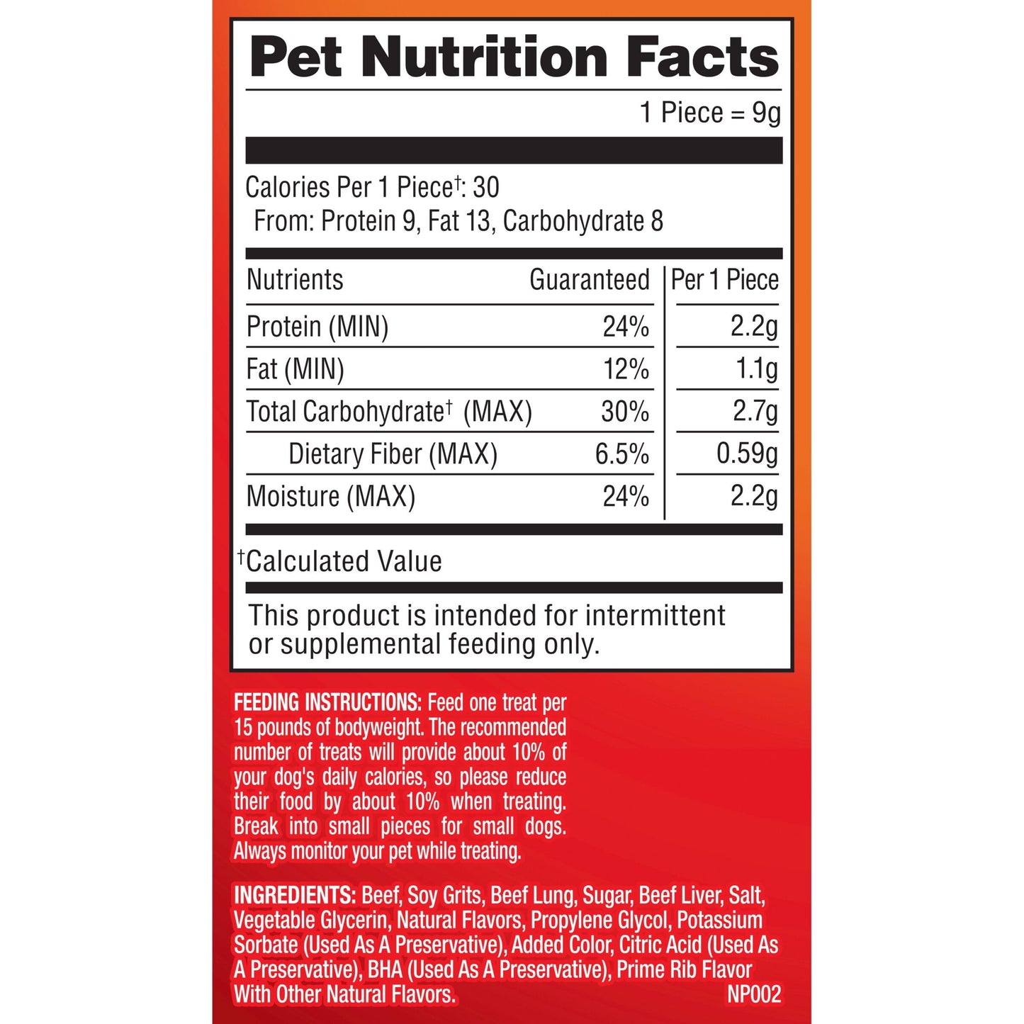 Pup-Peroni Dog Treats, Prime Rib Flavor, 5.6 Ounce (Pack of 8), Made with Real Steak