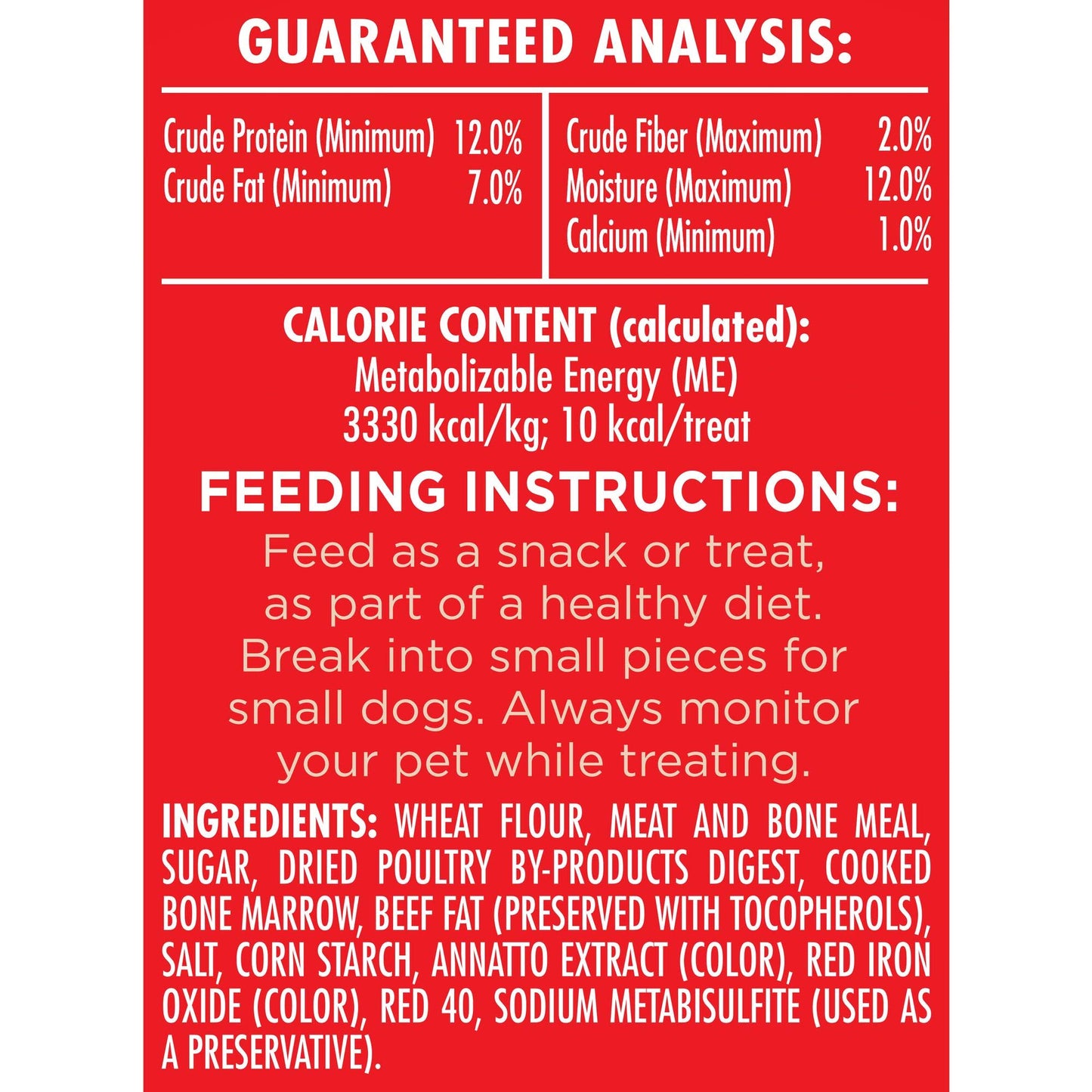 Milk-Bone MaroSnacks Dog Treats, Beef, 15 Ounce (Pack of 6) with Real Bone Marrow and Calcium