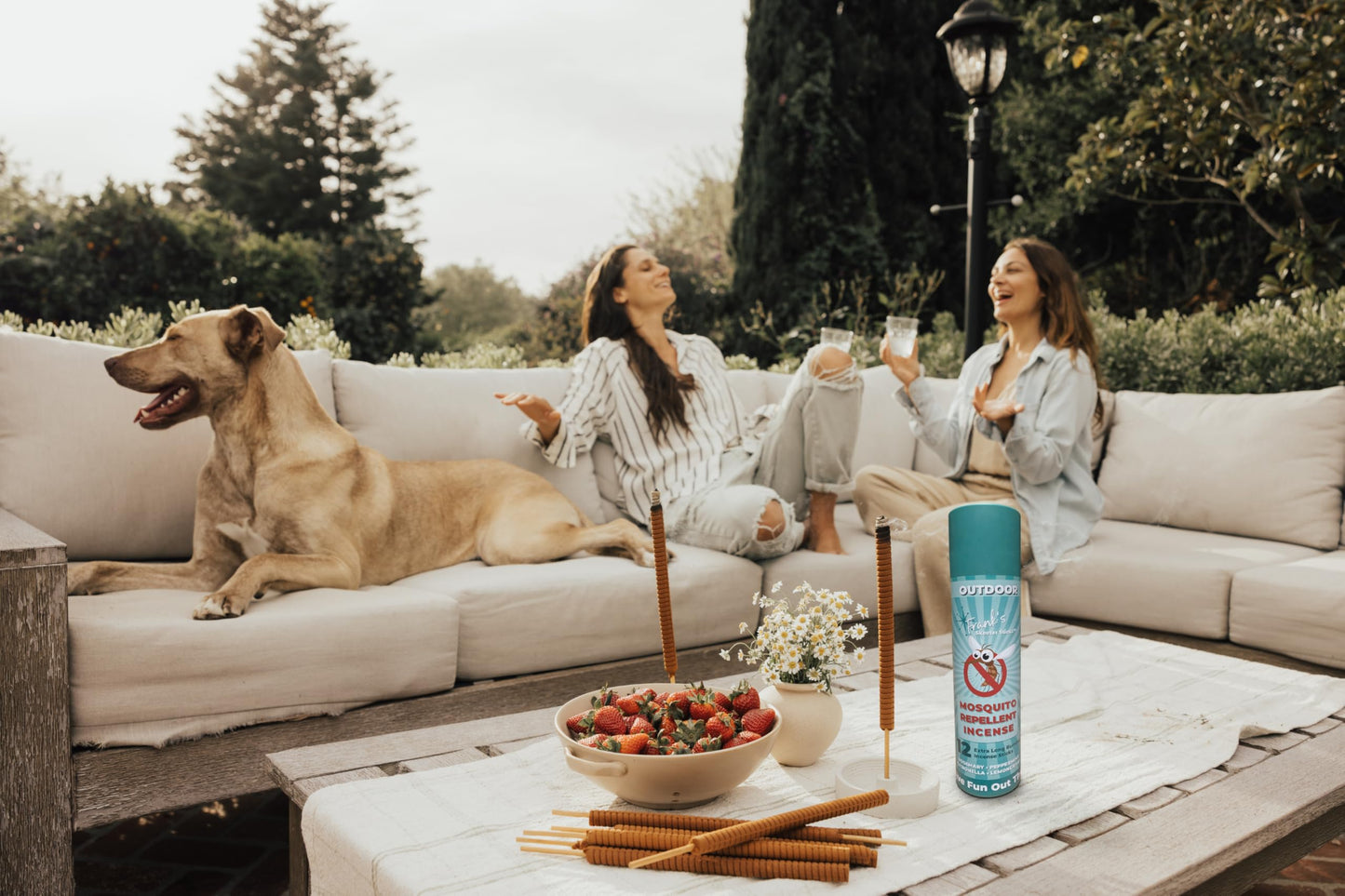FRANK's SKEETER STICKS | Mosquito Repellent Incense Sticks, Proven, Clean Ingredients Citronella, Lemongrass, Rosemary, Peppermint oils. Perfect for Yard, Camping, Party. Each Stick Protects for 8hrs.