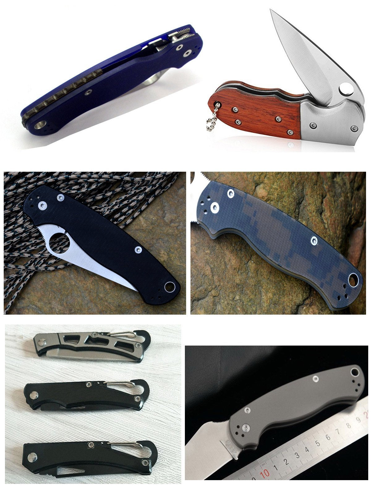10 Sets/lot DIY Knife Handle Fasteners,Binding Screw,Tactical Survival Knife Bolts Fasteners Stainless Steel EDC Knife Shaft Rivets
