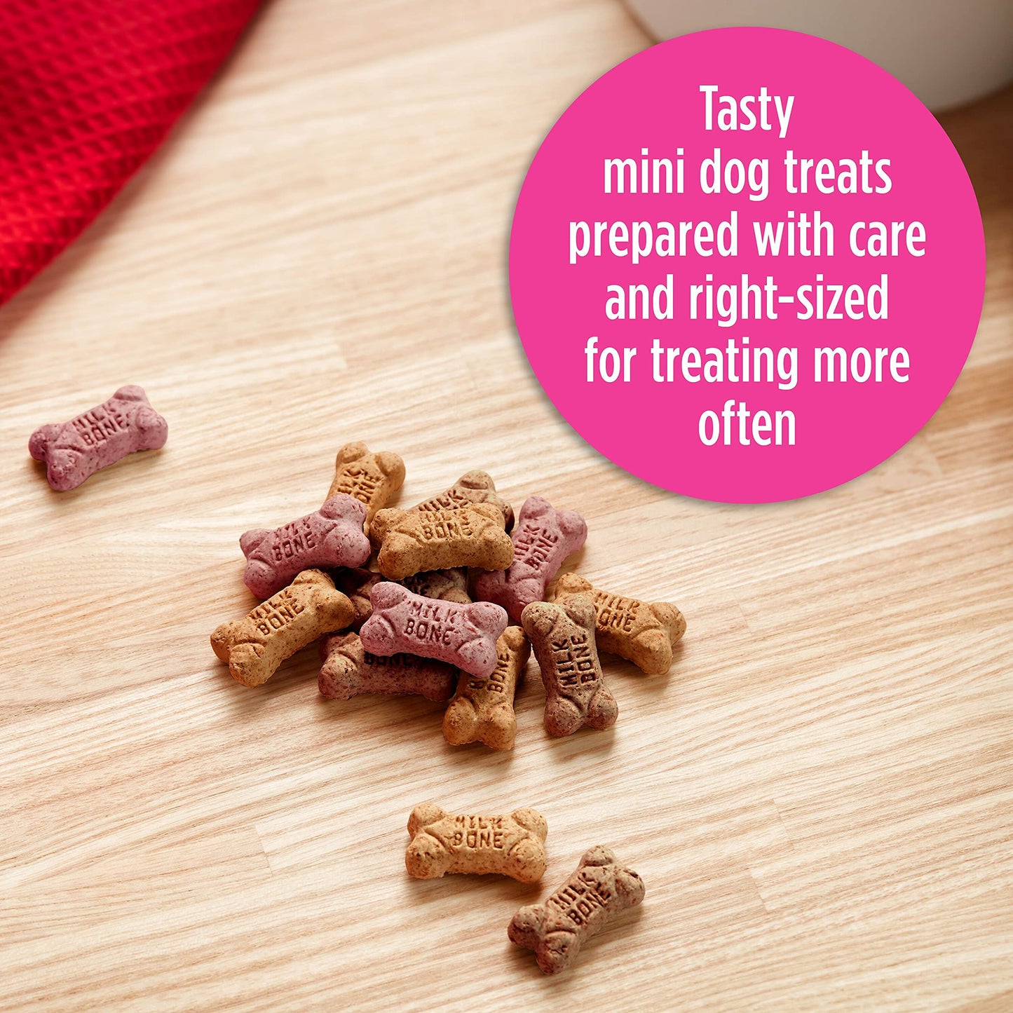 Milk-Bone Mini's Flavor Snacks Dog Treats, 35 Ounce Refill Packs (Pack of 2) Crunchy Texture Helps Reduce Tartar